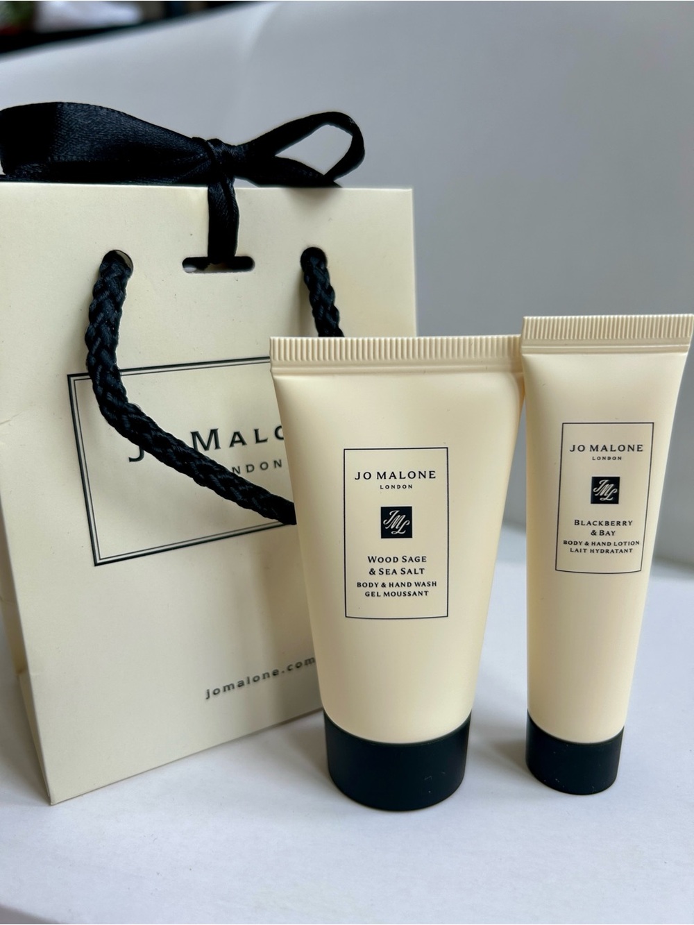 Jo Malone Wood Sage & Sea Salt Body & Hand Wash with Blackberry & Bay Body Lotio